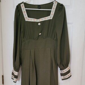 Shein Square-Neck Dress